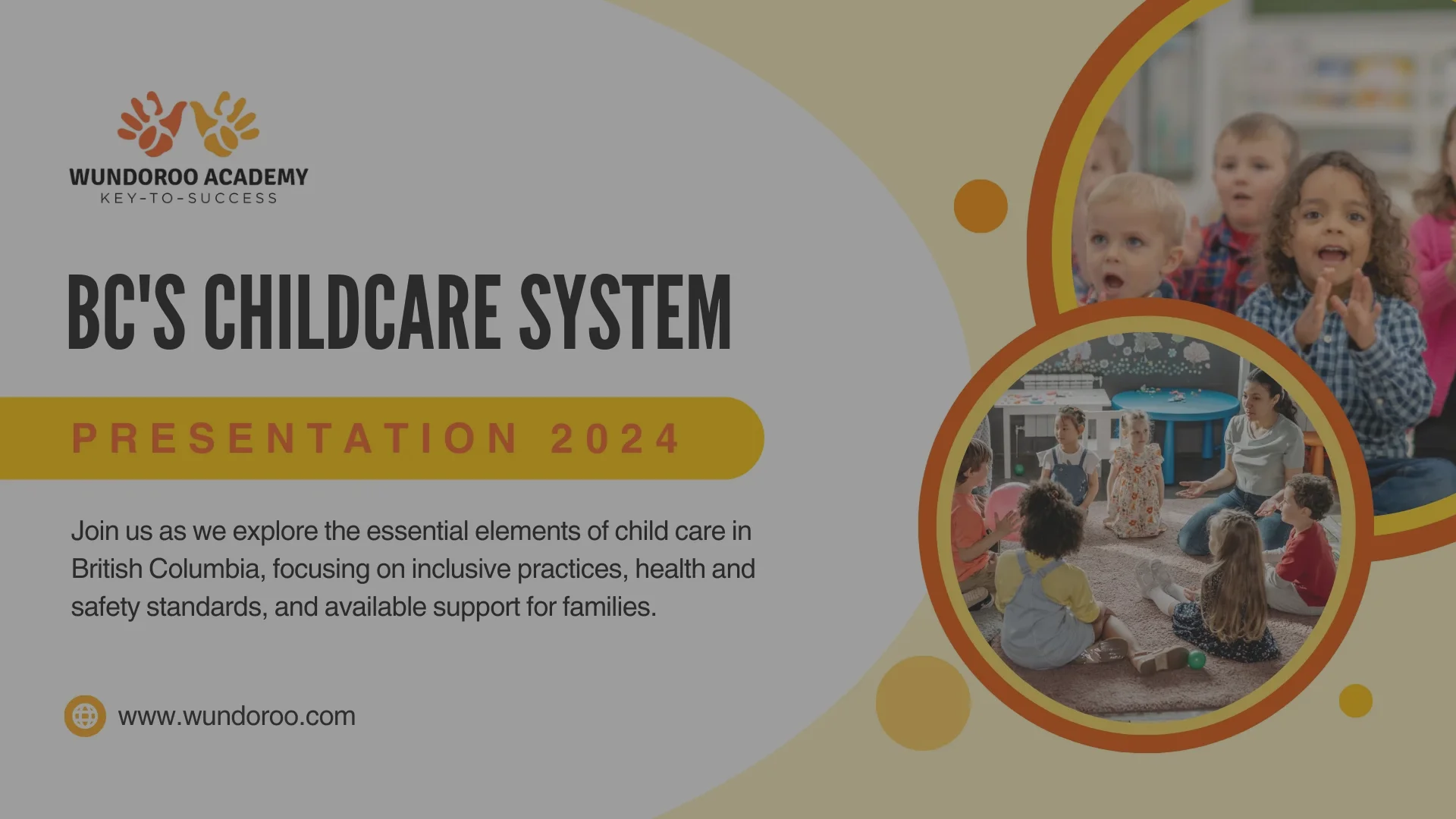 BC's Childcare System — presentation cover